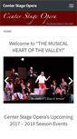 Mobile Screenshot of centerstageopera.org